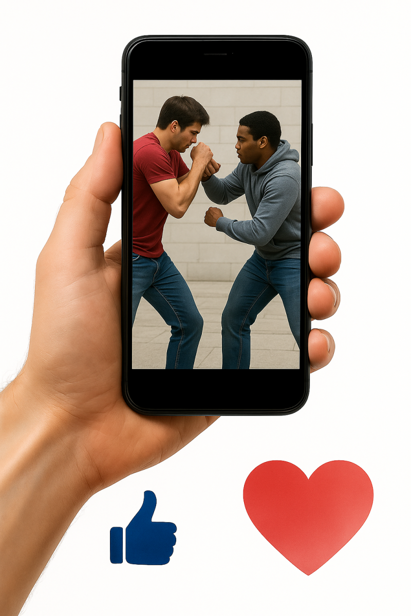 Figure 2: Violence to share: When the deed shocks and desensitizes