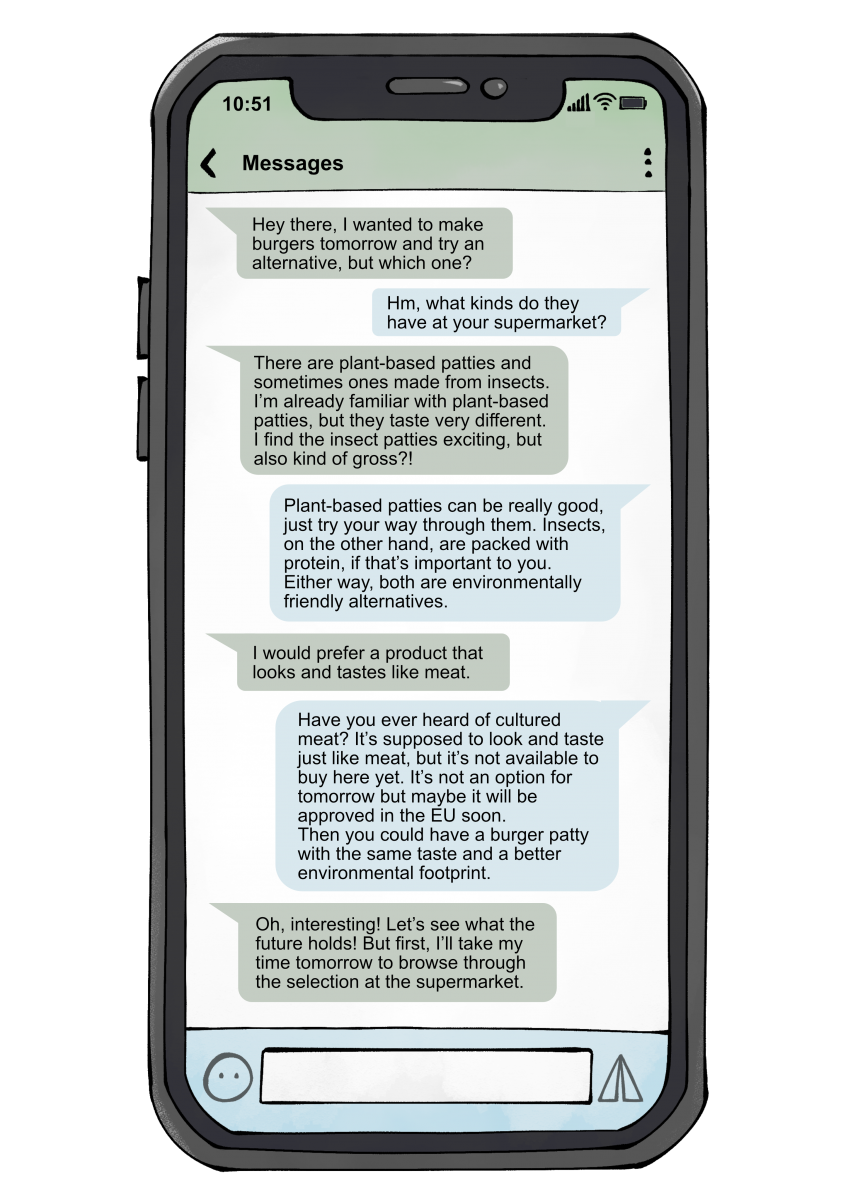 Figure 2: Which alternative burger patty should I choose? Figure 2: Which alternative burger patty should I choose?