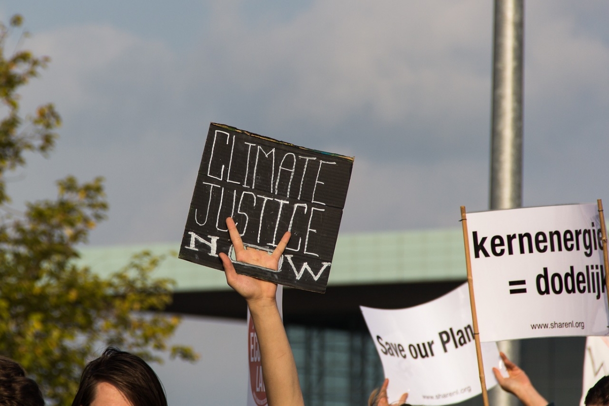 Image 3: Climate justice is increasingly being articulated as a goal by climate movements.